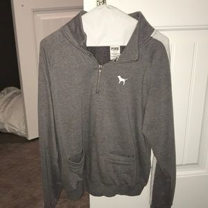 PINK Half Zip Medium